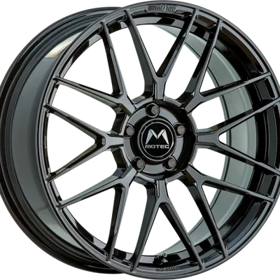 Felgi MOTEC hyper mesh 5x120 9.5x19 et30 black painted