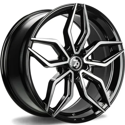 Felgi SEVENTY9 scf-d 5x112 8x18 et35 black front polished