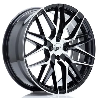Felgi JAPAN RACING jr28 18x7.5 et40 4x100 gloss black machined face