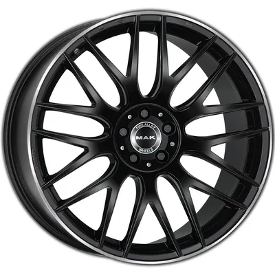 Felgi MAK arrow 5x112 8x18 et50 gloss black mirror ring