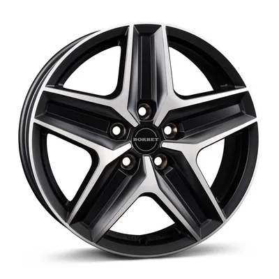 Felgi BORBET cwz 5x118 7.5x18 et53 black polished matt