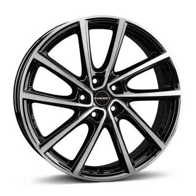 Felgi BORBET v 5x112 7x19 et34 black polished glossy