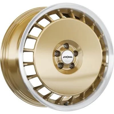 Felgi RONAL r50 5x112 8x18 et35 racing gold lip diamond cut