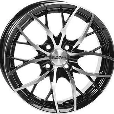 Felgi INTER ACTION flash 4x100 7x15 et38 gloss black polished