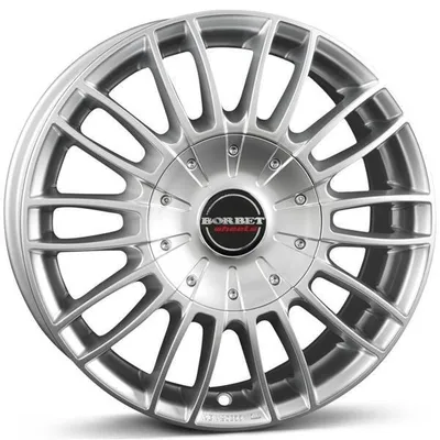 Felgi BORBET cw3 5x114.3 7.5x17 et40 sterling silver