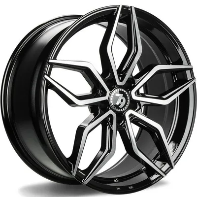 Felgi SEVENTY9 scf-d 5x112 8.5x19 et35 black front polished