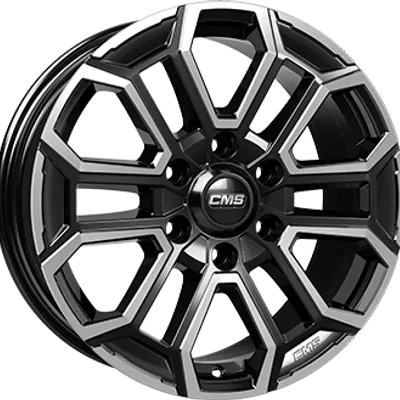Felgi CMS c35 6x139 7.5x17 et38 gloss black polished
