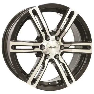 Felgi INTER ACTION kargin 6 6x139.7 7.5x17 et25 gloss black polished