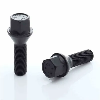 Zestaw 10 szt. śrub hex17 m12x1,5 x45mm black