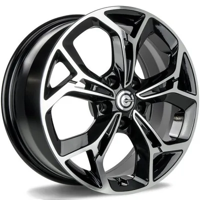Felgi CARBONADO direction 5x114.3 7x17 et40 black front polished
