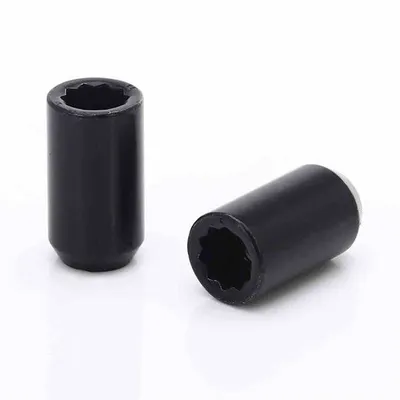 Zestaw nakrętek black torx 1/2 unf + klucz