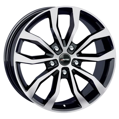Felgi AUTEC uteca 5x114.3 9.5x19 et45 black polsihed