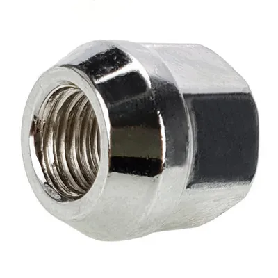 Nakrętki do felg aluminiowych, kół - m12x1,5 / chrom - (otwarta z kołnierzem) - CARBONADO