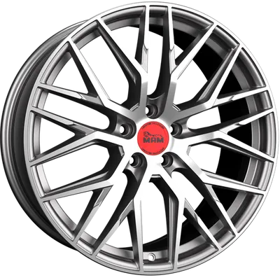 Felgi MAM rs4 5x120 8.5x19 et35 palladium front polish
