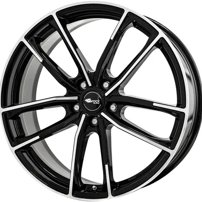 Felgi BROCK b38 5x108 8x19 et45 glossy black polished