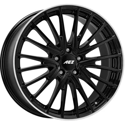 Felgi AEZ berlin black 5x112 8.5x18 et46 black polished lip