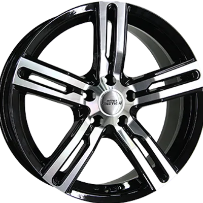 Felgi INTER ACTION kargin 4x100 5x13 et30 gloss black polished