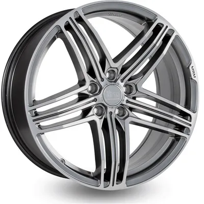Felgi MAM 11 5x112 8x18 et42 titan grey front polish