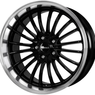 Felgi BROCK b24gp 5x130 10.5x20 et45 glossy black horn polished