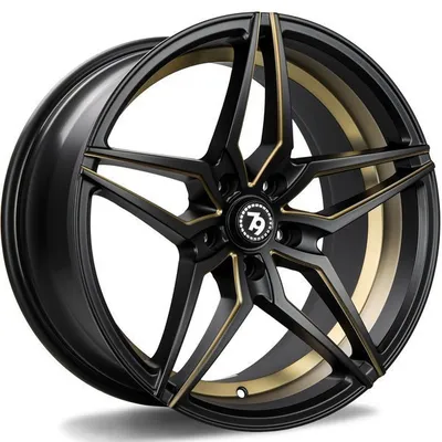 Felgi SEVENTY9 sv-a 5x120 9x18 et35 deep matt black milled gold