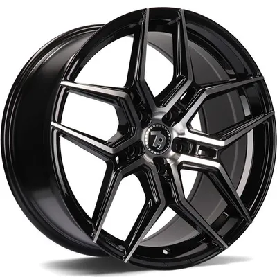 Felgi SEVENTY9 sv-b 5x112 7.5x17 et40 black front polished