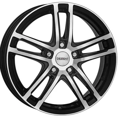 Felgi DEZENT tz dark 5x114.3 6.5x16 et45 black polished
