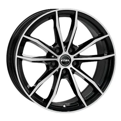 Felgi RIAL x12 5x112 7.5x18 et25 diamond black front polished