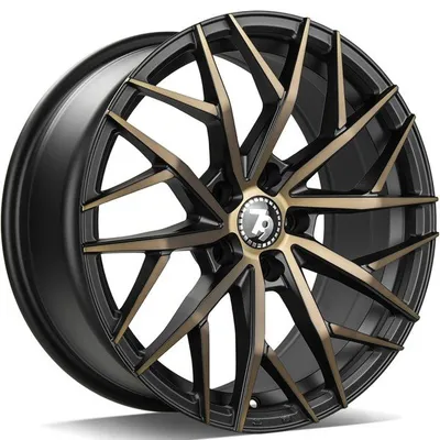 Felgi SEVENTY9 sv-c 5x112 8x18 et30 black glossy gold front