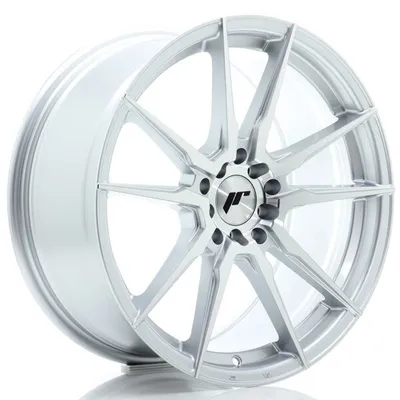 Felgi JAPAN RACING jr21 18x8.5 et35 5x100/120 silver machined