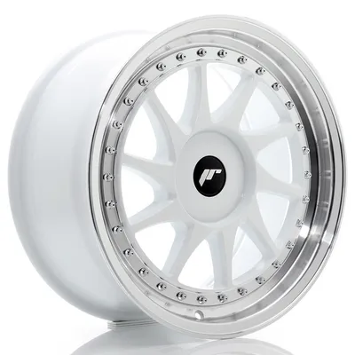 Felgi JAPAN RACING jr26 17x8 et20-35 blank white w/machined lip
