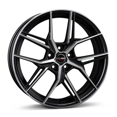 Felgi BORBET qx 5x112 8.5x20 et30 black polished matt