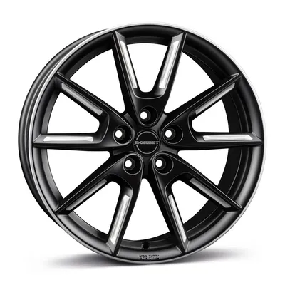 Felgi BORBET lx18 5x114.3 8x18 et48 black matt silver spoke rim
