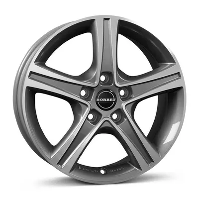 Felgi BORBET cwd 5x114.3 7x17 et45 mistral anthracite glossy polished