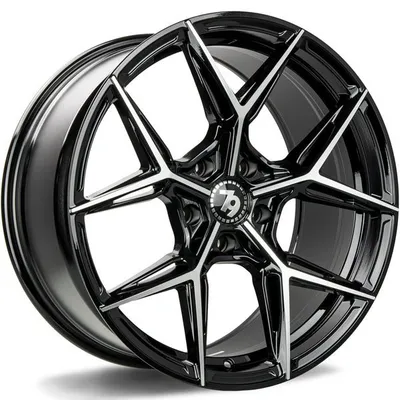 Felgi SEVENTY9 scf-b 5x112 8.5x19 et35 black front polished