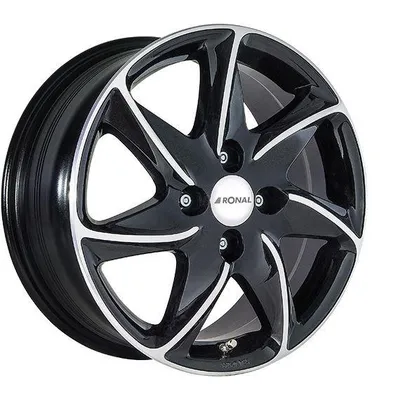 Felgi RONAL r51 4x108 6.5x15 et42 jetblack front diamond cut