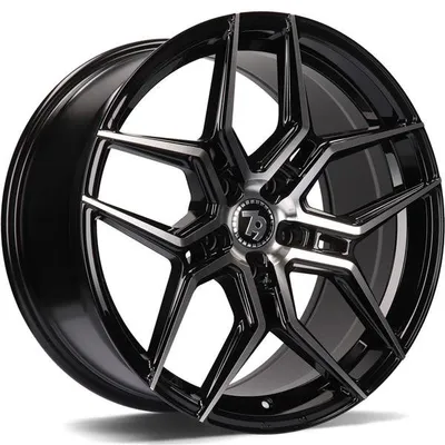 Felgi SEVENTY9 sv-b 5x120 9x18 et40 black front polished