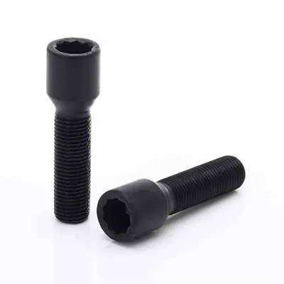 Zestaw 10 szt. śrub black torx 45mm 12x1,25 + klucz