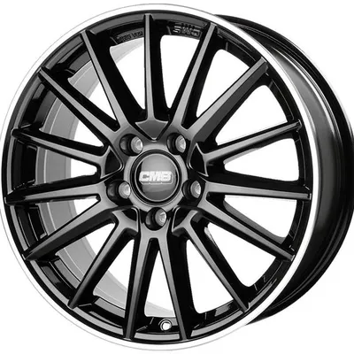 Felgi CMS c23 5x114.3 8x18 et46 diamond rim black gloss