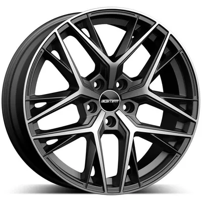 Felgi GMP ITALIA lunica 5x114.3 7.5x18 et35 matt anthracite diamond