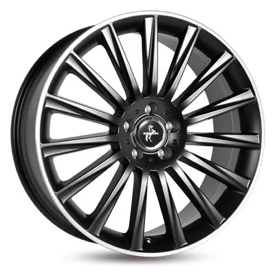 Felgi KESKIN kt18 10x22 5x130 et58 matt black lip polish