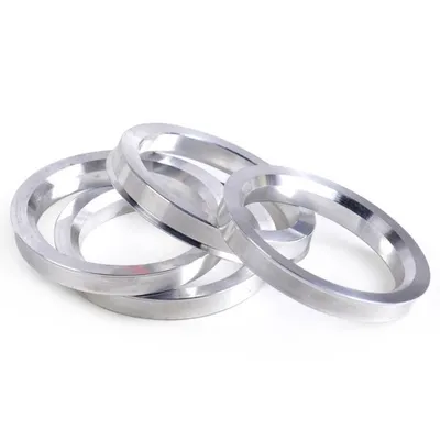 Aluminum set of 4 x hub rings 72,6-66,5