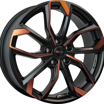 Felgi RC DESIGN rc34 5x112 8x18 et38 black orange matt