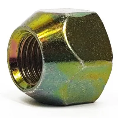 Nakrętki do felg stalowych, kół - m12x1,5 / gold ocynk - (otwarta bez kołnierza) - CARBONADO