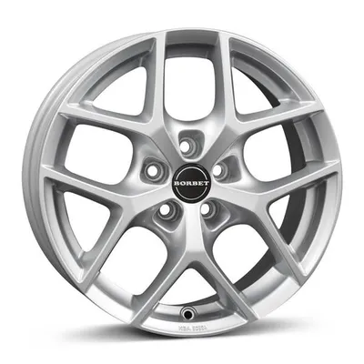 Felgi BORBET y 5x114.3 7x17 et40 crystal silver