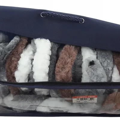 Zasłona Kotki 56x185 Beżowo-szaro-białe