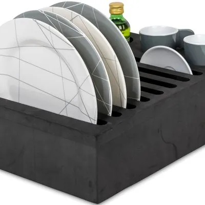 Organizer NA Szkło Pianka 33,5x25x10 cm