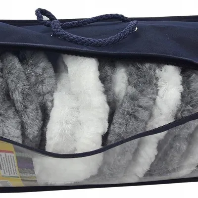 Zasłona Kotki 56x205 Biało-szare
