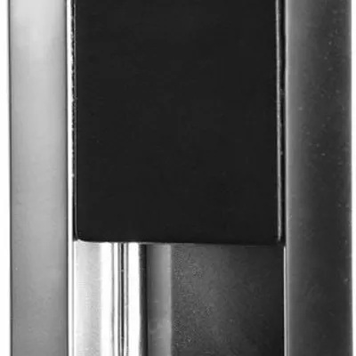 Zamek Szafki Czarny Chrom 36x59 mm