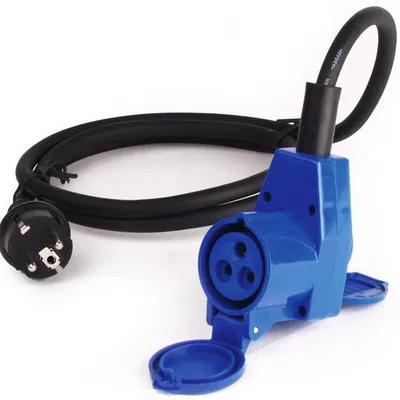 Przyłącze CEE 1,5 m 230V-CEE Kątowe Żeńskie Adapter