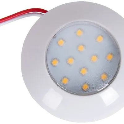 Lampka 12V/24V LED Wewnętrzna Sufitowa Biała